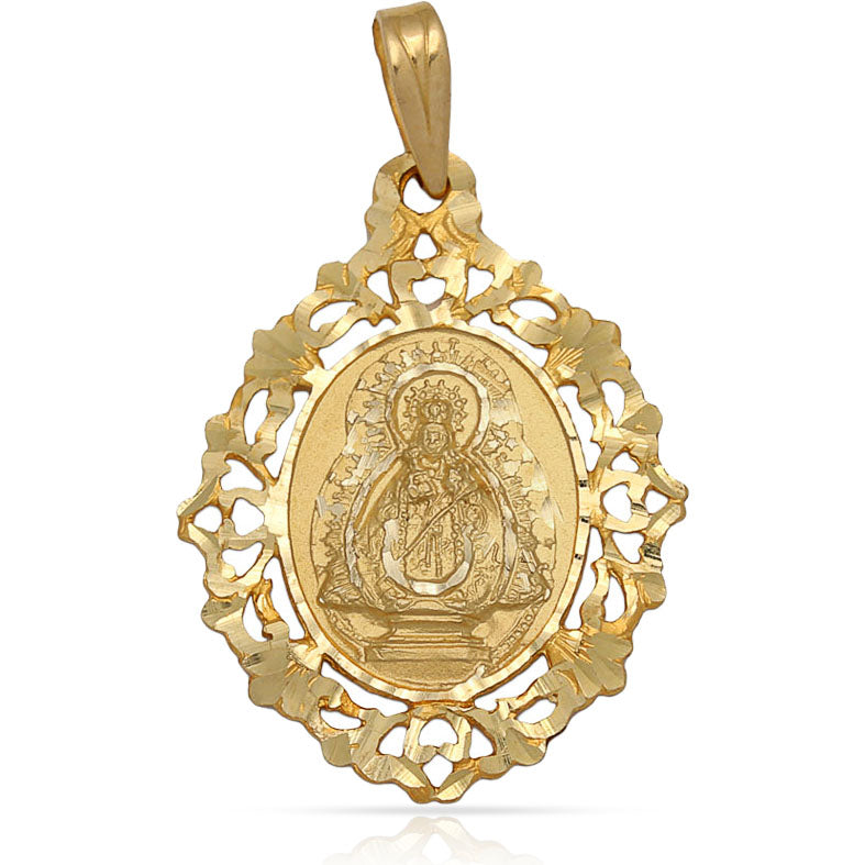 MEDALLA ORO 18KL V.DE LA CABEZA-23X30MM - Peso: 3.60 gr 