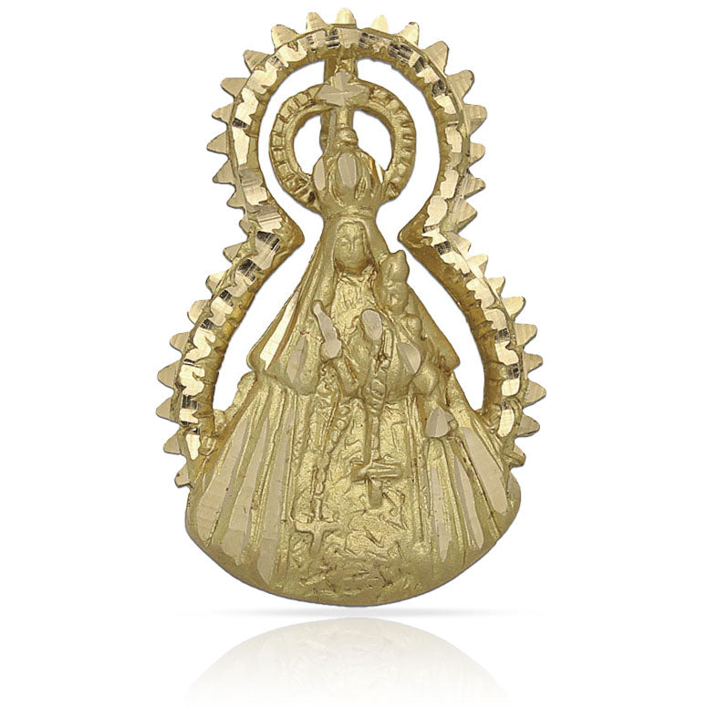MEDALLA ORO 18KL V.DE LA ESTRELLA-20X31MM - Peso: 4.45 gr 