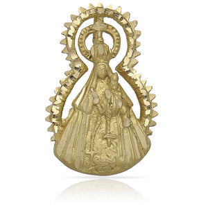 MEDALLA ORO 18KL V.DE LA ESTRELLA-20X31MM - Peso: 4.45 gr 