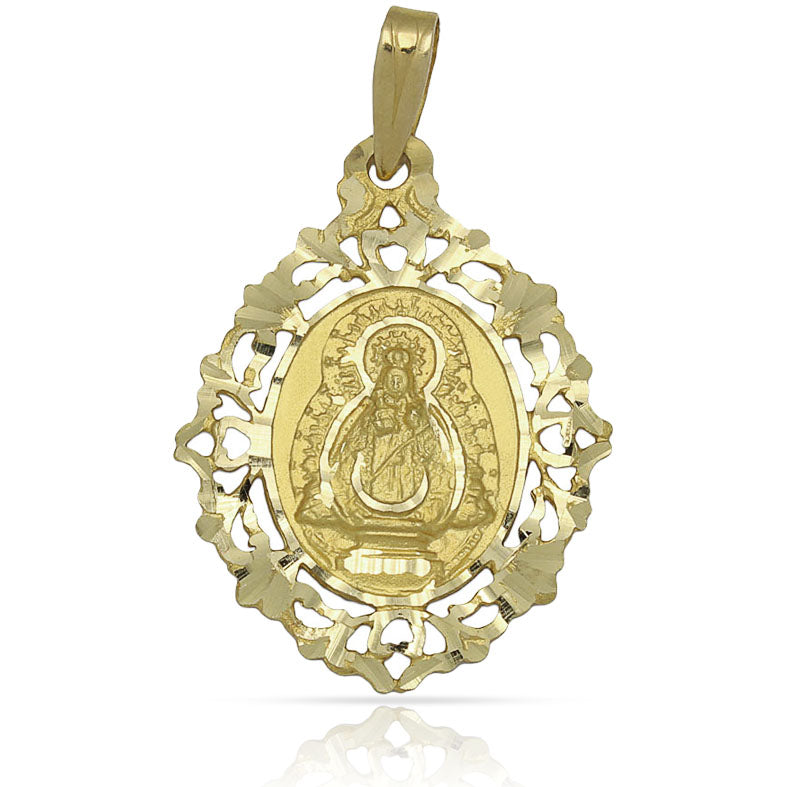 MEDALLA ORO 18KL V.DE LA FUENSANTA-22X30MM - Peso: 3.50 gr 