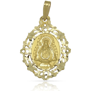 MEDALLA ORO 18KL V.DE LA FUENSANTA-22X30MM - Peso: 3.85 gr 