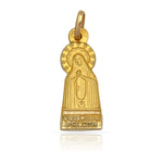 MEDALLA ORO 18KL V. DE LA PALOMA - 10X24MM - Peso: 1.60 gr 