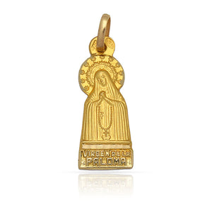 MEDALLA ORO 18KL V. DE LA PALOMA - 10X24MM - Peso: 1.65 gr 