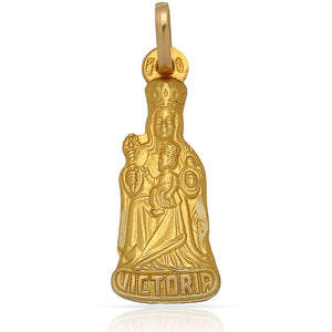MEDALLA ORO 18KL V.DE LA VICTORIA - 11X28MM  - Peso: 2.35 gr 