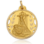 MEDALLA ORO 18KL V. DE LAS ANGUSTIAS - 28MM - Peso: 5.20 gr 