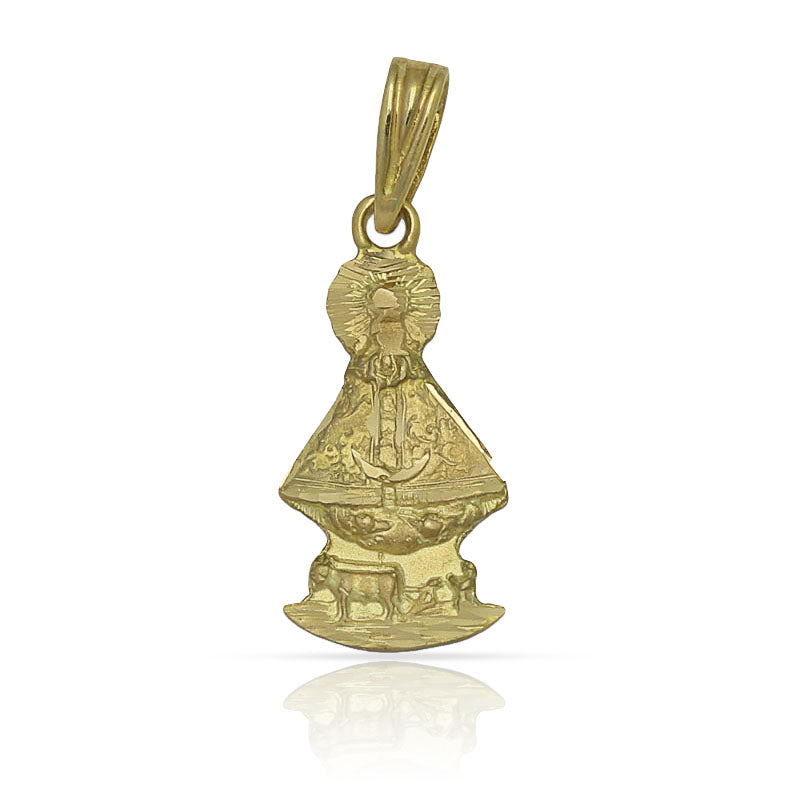 MEDALLA ORO 18KL V. DE LIDON - 11X22MM - Peso: 1.45 gr 