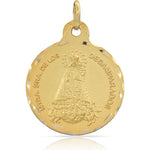 MEDALLA ORO 18KL V. DE LOS DESAMPARADOS - 21MM - Peso: 3.15 gr 