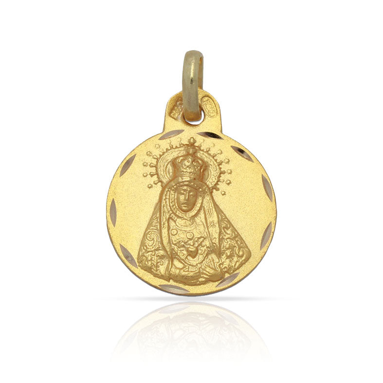 MEDALLA ORO 18KL V. DE LOS DOLORES - 16MM - Peso: 1.65 gr 