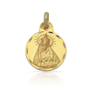 MEDALLA ORO 18KL V. DE LOS DOLORES - 16MM - Peso: 1.65 gr 