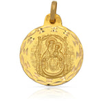 MEDALLA ORO 18KL V. DEL PINO - 19MM - Peso: 2.45 gr 