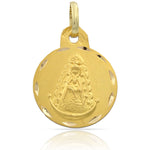 MEDALLA ORO 18KL V. DEL ROCIO - 16MM - Peso: 1.65 gr 