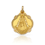 MEDALLA ORO 18KL V. DEL ROCIO- 16X19MM  - Peso: 1.70 gr 