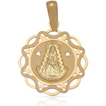 MEDALLA ORO 18KL V. DEL ROCIO - 20X23MM - Peso: 1.20 gr 