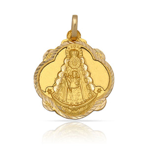 MEDALLA ORO 18KL V. DEL ROCIO- 20X23MM - Peso: 2.25 gr 