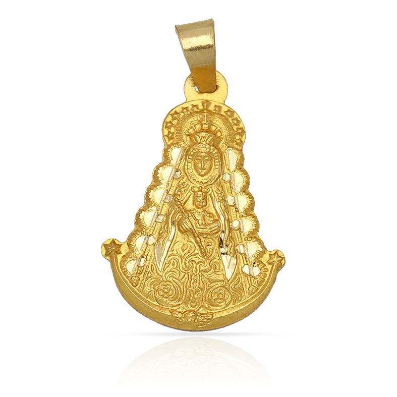 MEDALLA ORO 18KL V. DEL ROCIO- 26X37MM  - Peso: 5.10 gr 