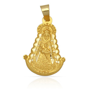 MEDALLA ORO 18KL V. DEL ROCIO- 26X37MM  - Peso: 5.20 gr 