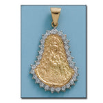 MEDALLA ORO 18KL V. DEL ROCIO 31X45MM - Peso: 9.15 gr 