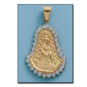 MEDALLA ORO 18KL V. DEL ROCIO 31X45MM - Peso: 9.15 gr 