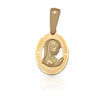 MEDALLA  ORO 18KL V. NIÑA - 10X14MM