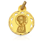 MEDALLA ORO 18KL V. NIÑA - 17MM - Peso: 1.65 gr 