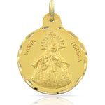 MEDALLA ORO 18KL V. SANTA TERESA - 21MM - Peso: 3.00 gr 