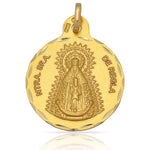 MEDALLA ORO 18KL VIRGEN DE REGLA- 21MM - Peso: 2.90 gr 