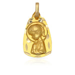 MEDALLA ORO 18KL VIRGEN NIÑA - 11x18MM - Peso: 1.30 gr 