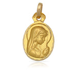MEDALLA ORO 18KL VIRGEN NIÑA - 12x15MM - Peso: 1.45 gr 