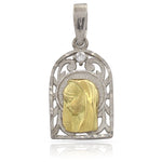 MEDALLA ORO 18KL VIRGEN NIÑA - 13X21MM - Peso: 2.35 gr 