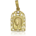 MEDALLA ORO 18KL VIRGEN NIÑA - 13X21MM - Peso: 2.35 gr 