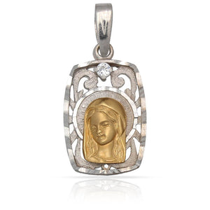 MEDALLA ORO 18KL VIRGEN NIÑA - 13X21MM - Peso: 2.55 gr 