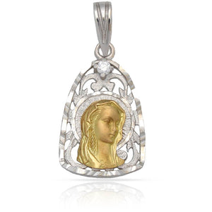 MEDALLA ORO 18KL VIRGEN NIÑA - 13X21MM - Peso: 2.55 gr 