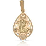 MEDALLA ORO 18KL VIRGEN NIÑA - 14X24MM - Peso: 1.10 gr 