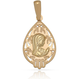 MEDALLA ORO 18KL VIRGEN NIÑA - 14X24MM - Peso: 1.10 gr 