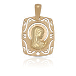 MEDALLA ORO 18KL VIRGEN NIÑA - 15X17MM - Peso: 0.95 gr 