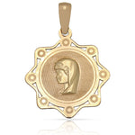 MEDALLA ORO 18KL VIRGEN NIÑA - 19X21MM - Peso: 1.10 gr 
