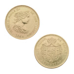 MONEDAS ORO 18KL ISABELINAS 16MM - Arras: 1 Moneda-2.70 gr 
