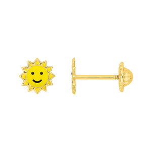 Pendientes Argyor pendientes esmalte 9k o.a.
