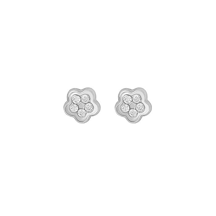 Pendientes Eles Niña Oro Blanco 9k 91B1303/3