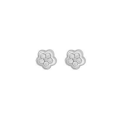 Pendientes Eles Niña Oro Blanco 9k 91B1303/3