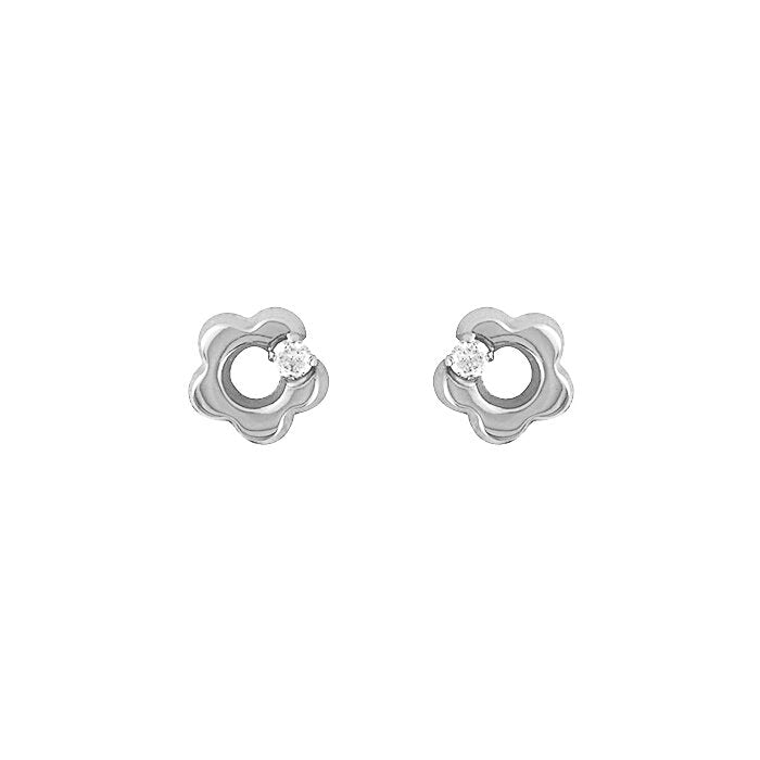 Pendientes Eles Niña Oro Blanco 18k 1B1351/1