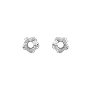 Pendientes Eles Niña Oro Blanco 18k 1B1351/1