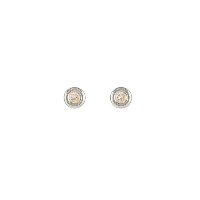 Pendientes Eles Niña Oro Blanco 61B1702/6