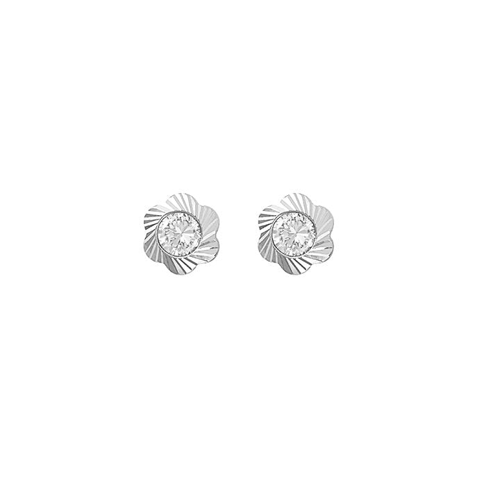 Pendientes Eles Niña Oro Blanco 9k 91B1102/3T