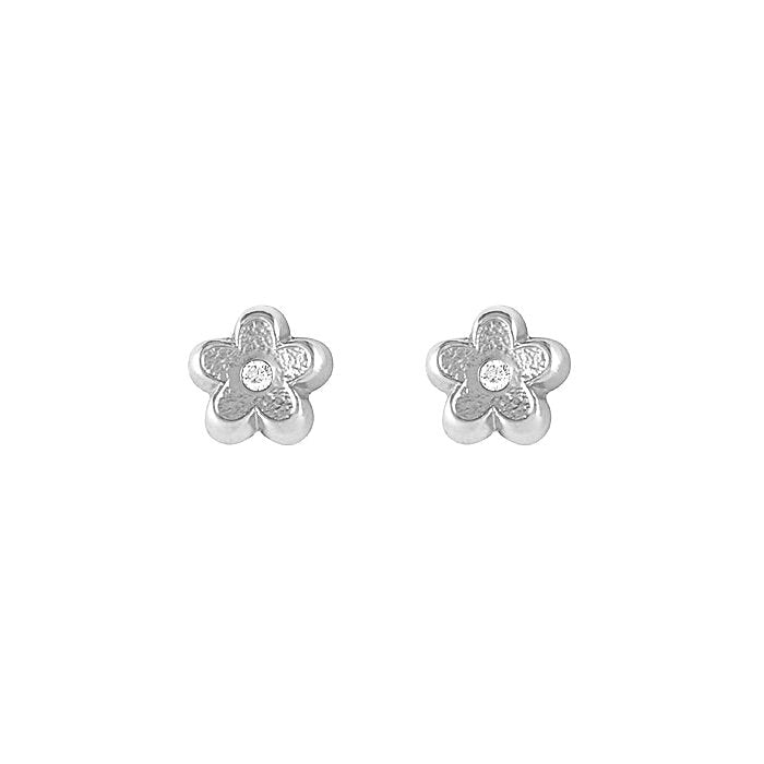 Pendientes Eles Niña Oro Blanco 9k 91B1502/2M