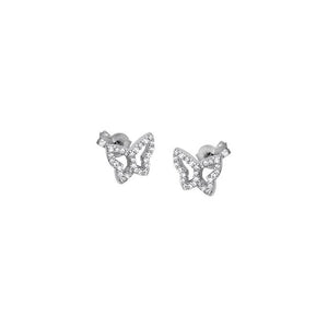 Pendientes Lotus Silver LP1518-4/1 Mariposa Plata 1ª Ley