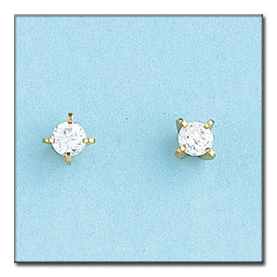 PENDIENTES ORO 18KL - 5MM - Cierre: Rosca 