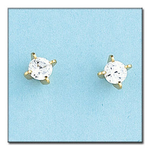 PENDIENTES ORO 18KL - 6MM