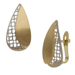 PENDIENTES ORO 18KL BICOLOR - 9x17mm