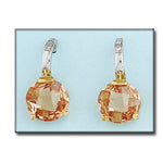 PENDIENTES ORO 18KL BICOLOR CHAMPAN